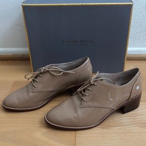 Nude Patent Leather Louise et Cie Oxfords